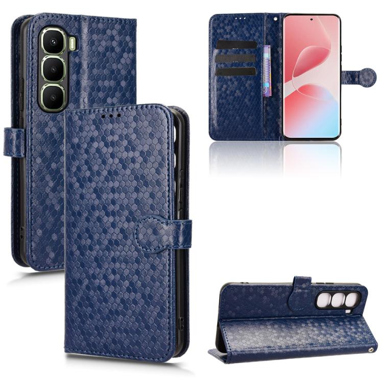 Honeycomb Dot Texture Leather Phone Case, For Infinix GT 50 Pro 5G, For Infinix Hot 70 4G, For Infinix Note 60 Ultra 5G, For Infinix Note Edge 5G, For Infinix Smart 20 4G, For Infinix Note 60 5G / 60 Pro 5G, For Infinix Hot 60i 5G / Tecno Spark Go 5G  ...