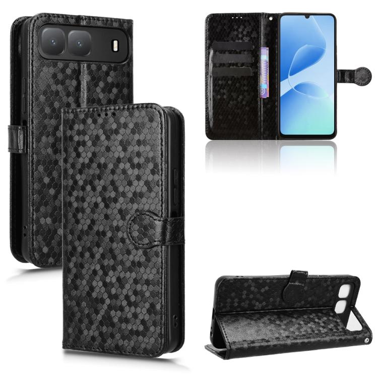 Honeycomb Dot Texture Leather Phone Case, For Infinix GT 50 Pro 5G, For Infinix Hot 70 4G, For Infinix Note 60 Ultra 5G, For Infinix Note Edge 5G, For Infinix Smart 20 4G, For Infinix Note 60 5G / 60 Pro 5G, For Infinix Hot 60i 5G / Tecno Spark Go 5G  ...