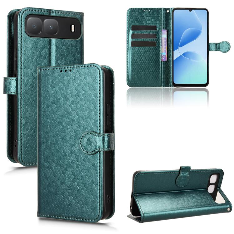 Honeycomb Dot Texture Leather Phone Case, For Infinix GT 50 Pro 5G, For Infinix Hot 70 4G, For Infinix Note 60 Ultra 5G, For Infinix Note Edge 5G, For Infinix Smart 20 4G, For Infinix Note 60 5G / 60 Pro 5G, For Infinix Hot 60i 5G / Tecno Spark Go 5G  ...