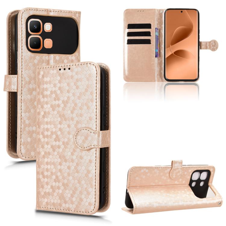Honeycomb Dot Texture Leather Phone Case, For Infinix GT 50 Pro 5G, For Infinix Hot 70 4G, For Infinix Note 60 Ultra 5G, For Infinix Note Edge 5G, For Infinix Smart 20 4G, For Infinix Note 60 5G / 60 Pro 5G, For Infinix Hot 60i 5G / Tecno Spark Go 5G  ...
