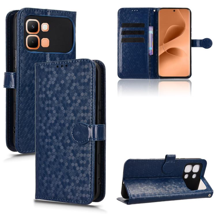 Honeycomb Dot Texture Leather Phone Case, For Infinix GT 50 Pro 5G, For Infinix Hot 70 4G, For Infinix Note 60 Ultra 5G, For Infinix Note Edge 5G, For Infinix Smart 20 4G, For Infinix Note 60 5G / 60 Pro 5G, For Infinix Hot 60i 5G / Tecno Spark Go 5G  ...