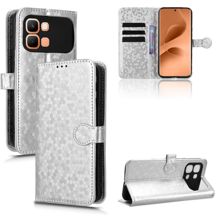 Honeycomb Dot Texture Leather Phone Case, For Infinix GT 50 Pro 5G, For Infinix Hot 70 4G, For Infinix Note 60 Ultra 5G, For Infinix Note Edge 5G, For Infinix Smart 20 4G, For Infinix Note 60 5G / 60 Pro 5G, For Infinix Hot 60i 5G / Tecno Spark Go 5G  ...