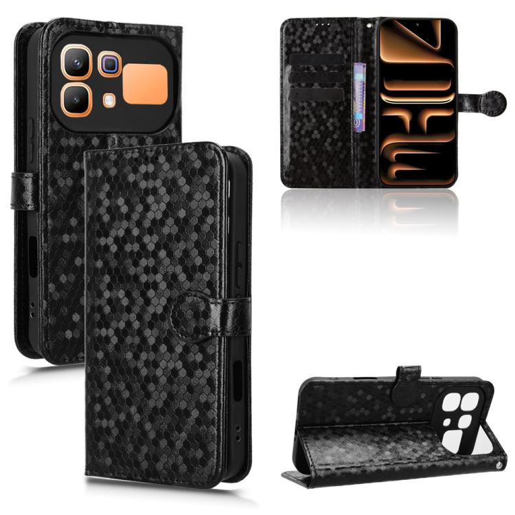 Honeycomb Dot Texture Leather Phone Case, For Infinix GT 50 Pro 5G, For Infinix Hot 70 4G, For Infinix Note 60 Ultra 5G, For Infinix Note Edge 5G, For Infinix Smart 20 4G, For Infinix Note 60 5G / 60 Pro 5G, For Infinix Hot 60i 5G / Tecno Spark Go 5G  ...