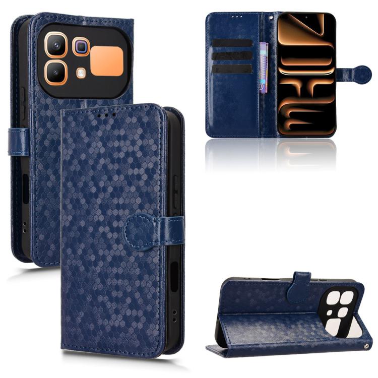 Honeycomb Dot Texture Leather Phone Case, For Infinix GT 50 Pro 5G, For Infinix Hot 70 4G, For Infinix Note 60 Ultra 5G, For Infinix Note Edge 5G, For Infinix Smart 20 4G, For Infinix Note 60 5G / 60 Pro 5G, For Infinix Hot 60i 5G / Tecno Spark Go 5G  ...
