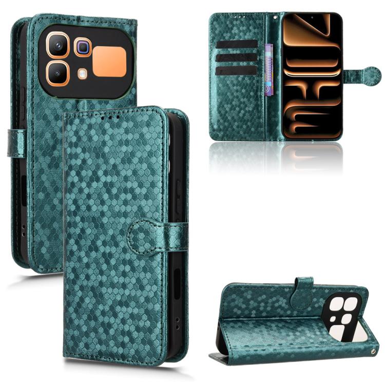 Honeycomb Dot Texture Leather Phone Case, For Infinix GT 50 Pro 5G, For Infinix Hot 70 4G, For Infinix Note 60 Ultra 5G, For Infinix Note Edge 5G, For Infinix Smart 20 4G, For Infinix Note 60 5G / 60 Pro 5G, For Infinix Hot 60i 5G / Tecno Spark Go 5G  ...