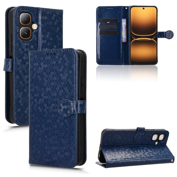 Honeycomb Dot Texture Leather Phone Case, For Infinix GT 50 Pro 5G, For Infinix Hot 70 4G, For Infinix Note 60 Ultra 5G, For Infinix Note Edge 5G, For Infinix Smart 20 4G, For Infinix Note 60 5G / 60 Pro 5G, For Infinix Hot 60i 5G / Tecno Spark Go 5G  ...
