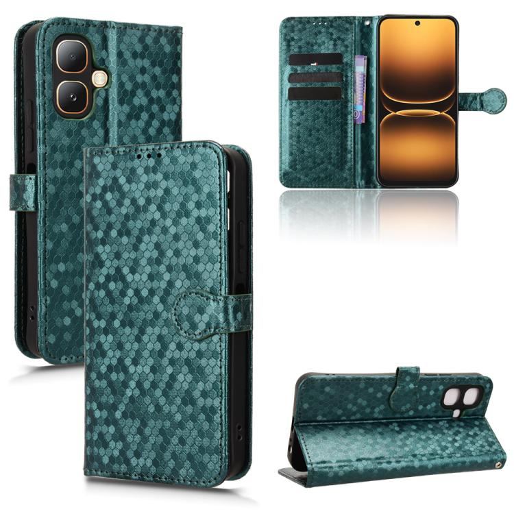 Honeycomb Dot Texture Leather Phone Case, For Infinix GT 50 Pro 5G, For Infinix Hot 70 4G, For Infinix Note 60 Ultra 5G, For Infinix Note Edge 5G, For Infinix Smart 20 4G, For Infinix Note 60 5G / 60 Pro 5G, For Infinix Hot 60i 5G / Tecno Spark Go 5G  ...