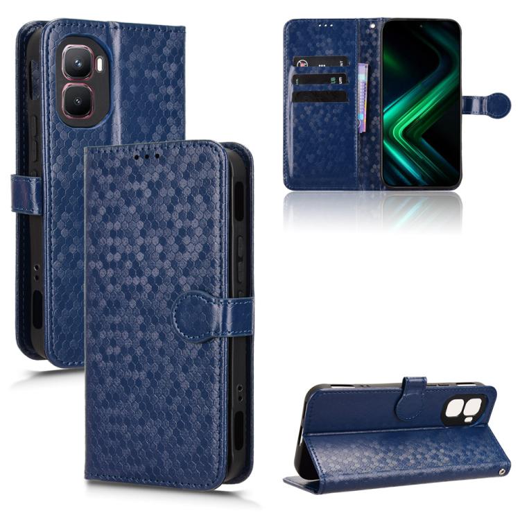 Honeycomb Dot Texture Leather Phone Case, For Infinix GT 50 Pro 5G, For Infinix Hot 70 4G, For Infinix Note 60 Ultra 5G, For Infinix Note Edge 5G, For Infinix Smart 20 4G, For Infinix Note 60 5G / 60 Pro 5G, For Infinix Hot 60i 5G / Tecno Spark Go 5G  ...
