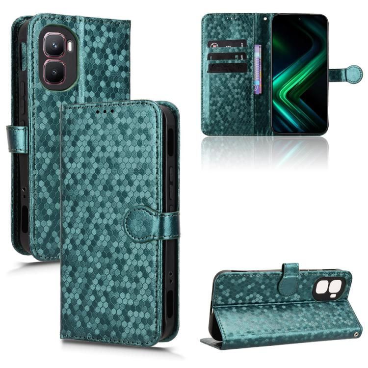 Honeycomb Dot Texture Leather Phone Case, For Infinix GT 50 Pro 5G, For Infinix Hot 70 4G, For Infinix Note 60 Ultra 5G, For Infinix Note Edge 5G, For Infinix Smart 20 4G, For Infinix Note 60 5G / 60 Pro 5G, For Infinix Hot 60i 5G / Tecno Spark Go 5G  ...