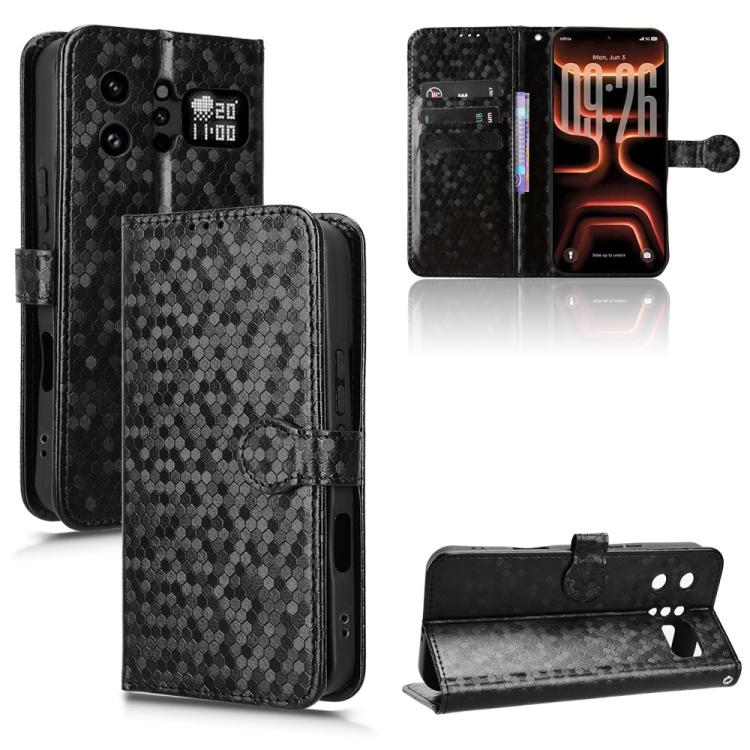 Honeycomb Dot Texture Leather Phone Case, For Infinix GT 50 Pro 5G, For Infinix Hot 70 4G, For Infinix Note 60 Ultra 5G, For Infinix Note Edge 5G, For Infinix Smart 20 4G, For Infinix Note 60 5G / 60 Pro 5G, For Infinix Hot 60i 5G / Tecno Spark Go 5G  ...