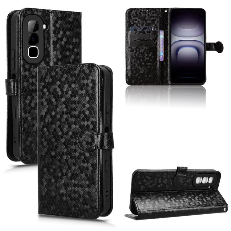 Honeycomb Dot Texture Leather Phone Case, For Infinix GT 50 Pro 5G, For Infinix Hot 70 4G, For Infinix Note 60 Ultra 5G, For Infinix Note Edge 5G, For Infinix Smart 20 4G, For Infinix Note 60 5G / 60 Pro 5G, For Infinix Hot 60i 5G / Tecno Spark Go 5G  ...