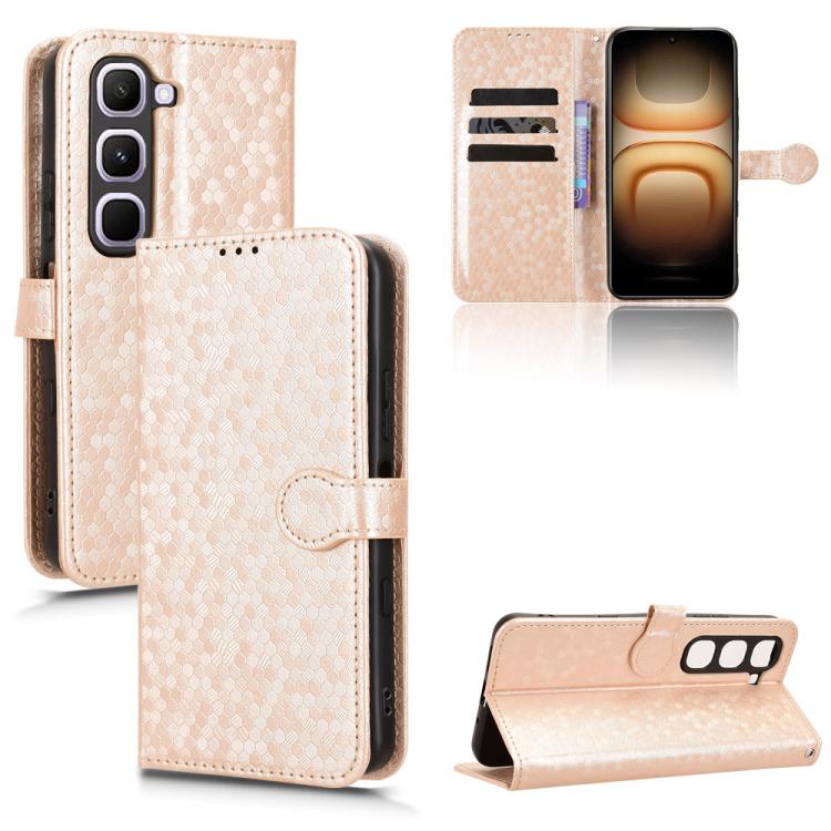 Honeycomb Dot Texture Leather Phone Case, For Infinix Hot 70 Pro 5G, For Infinix GT 50 Pro 5G, For Infinix Hot 70 4G, For Infinix Note 60 Ultra 5G, For Infinix Note Edge 5G, For Infinix Smart 20 4G, For Infinix Note 60 5G / 60 Pro 5G                   ...
