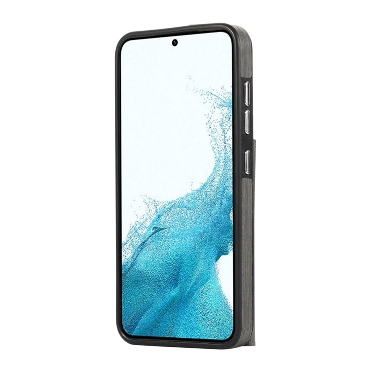 Brushed Texture Wallet Ring Holder Phone Case, For Samsung Galaxy A24 4G / A25 5G, Samsung Galaxy A14 4G / 5G, For Samsung Galaxy A34 5G, For Samsung Galaxy A54 5G, For Samsung Galaxy Galaxy S23 Ultra 5G, For Samsung Galaxy Galaxy S23 5G               ...