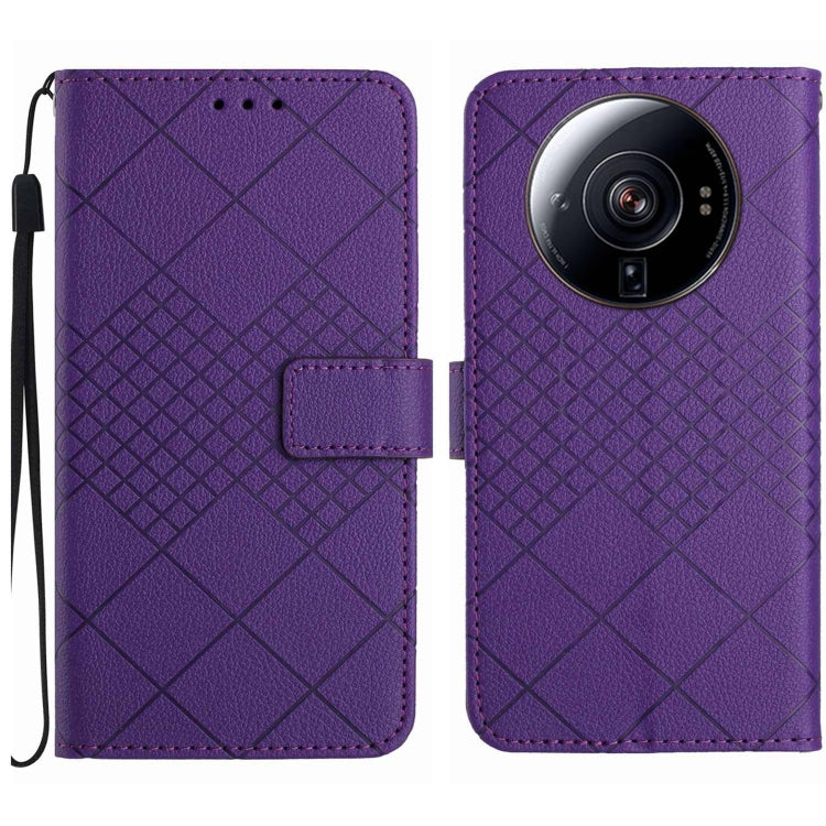 Rhombic Grid Texture Leather Phone Case, For Xiaomi 13, For Xiaomi 12T / 12T Pro, For Xiaomi Poco M5 / M4 5G, For Xiaomi Redmi Note 10 4G / Note 10S, For Xiaomi 12S Ultra, For Xiaomi Poco X4 GT, For Xiaomi 12 Lite, For Xiaomi Poco C40