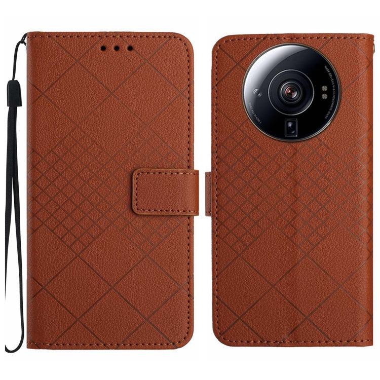 Rhombic Grid Texture Leather Phone Case, For Xiaomi 13, For Xiaomi 12T / 12T Pro, For Xiaomi Poco M5 / M4 5G, For Xiaomi Redmi Note 10 4G / Note 10S, For Xiaomi 12S Ultra, For Xiaomi Poco X4 GT, For Xiaomi 12 Lite, For Xiaomi Poco C40