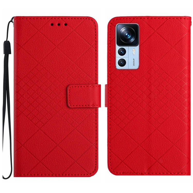 Rhombic Grid Texture Leather Phone Case, For Xiaomi 13, For Xiaomi 12T / 12T Pro, For Xiaomi Poco M5 / M4 5G, For Xiaomi Redmi Note 10 4G / Note 10S, For Xiaomi 12S Ultra, For Xiaomi Poco X4 GT, For Xiaomi 12 Lite, For Xiaomi Poco C40