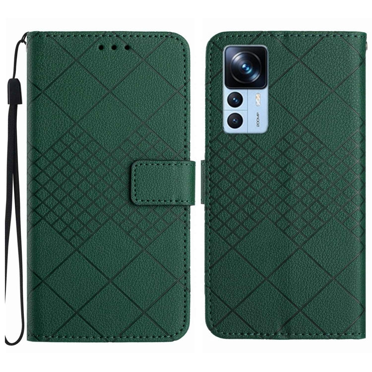 Rhombic Grid Texture Leather Phone Case, For Xiaomi 13, For Xiaomi 12T / 12T Pro, For Xiaomi Poco M5 / M4 5G, For Xiaomi Redmi Note 10 4G / Note 10S, For Xiaomi 12S Ultra, For Xiaomi Poco X4 GT, For Xiaomi 12 Lite, For Xiaomi Poco C40