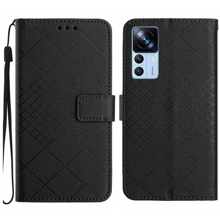 Rhombic Grid Texture Leather Phone Case, For Xiaomi 13, For Xiaomi 12T / 12T Pro, For Xiaomi Poco M5 / M4 5G, For Xiaomi Redmi Note 10 4G / Note 10S, For Xiaomi 12S Ultra, For Xiaomi Poco X4 GT, For Xiaomi 12 Lite, For Xiaomi Poco C40