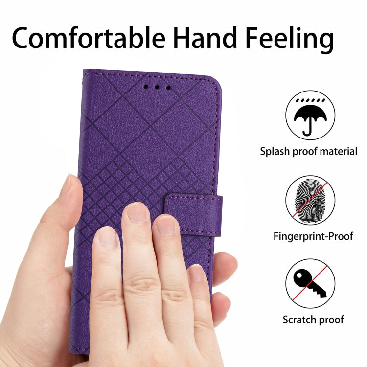 Rhombic Grid Texture Leather Phone Case, For Xiaomi 13, For Xiaomi 12T / 12T Pro, For Xiaomi Poco M5 / M4 5G, For Xiaomi Redmi Note 10 4G / Note 10S, For Xiaomi 12S Ultra, For Xiaomi Poco X4 GT, For Xiaomi 12 Lite, For Xiaomi Poco C40