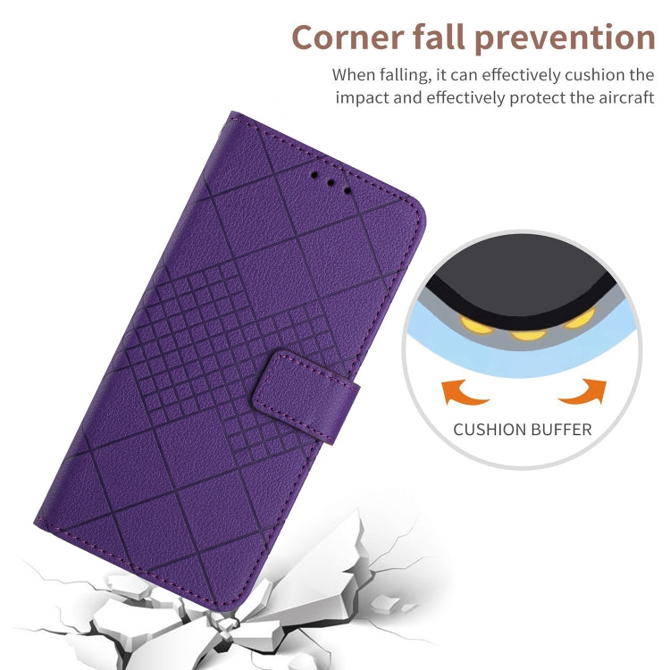 Rhombic Grid Texture Leather Phone Case, For Xiaomi 13, For Xiaomi 12T / 12T Pro, For Xiaomi Poco M5 / M4 5G, For Xiaomi Redmi Note 10 4G / Note 10S, For Xiaomi 12S Ultra, For Xiaomi Poco X4 GT, For Xiaomi 12 Lite, For Xiaomi Poco C40