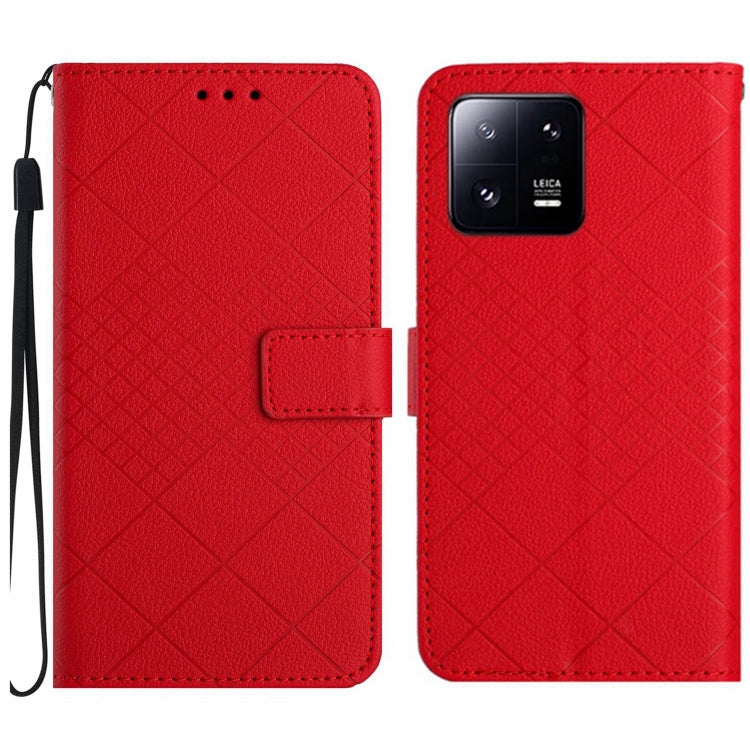 Rhombic Grid Texture Leather Phone Case, For Xiaomi Redmi Note 12 4G Global, For Xiaomi Redmi A1 / A2, For Xiaomi Redmi 11A / Poco C55, For Xiaomi Redmi Note 12 Pro+ India, For Xiaomi Redmi Note 12 Pro India, For Xiaomi Redmi Note 12 India / Poco X5 5G...