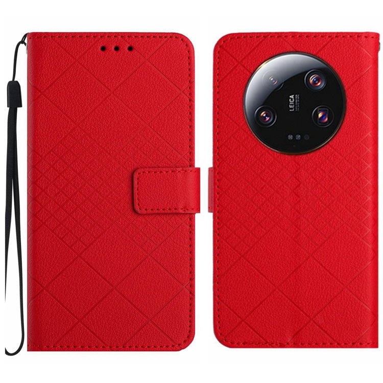 Rhombic Grid Texture Leather Phone Case, For Xiaomi Redmi 12 4G / 5G / Poco M6 Pro 5G, For Xiaomi 13T, For Xiaomi Poco F5, For Xiaomi Poco F5 Pro, For Xiaomi Redmi Note 11 Global / 11S / 12S, For Xiaomi Redmi A1+/ A2+/Poco C50 4G                       ...