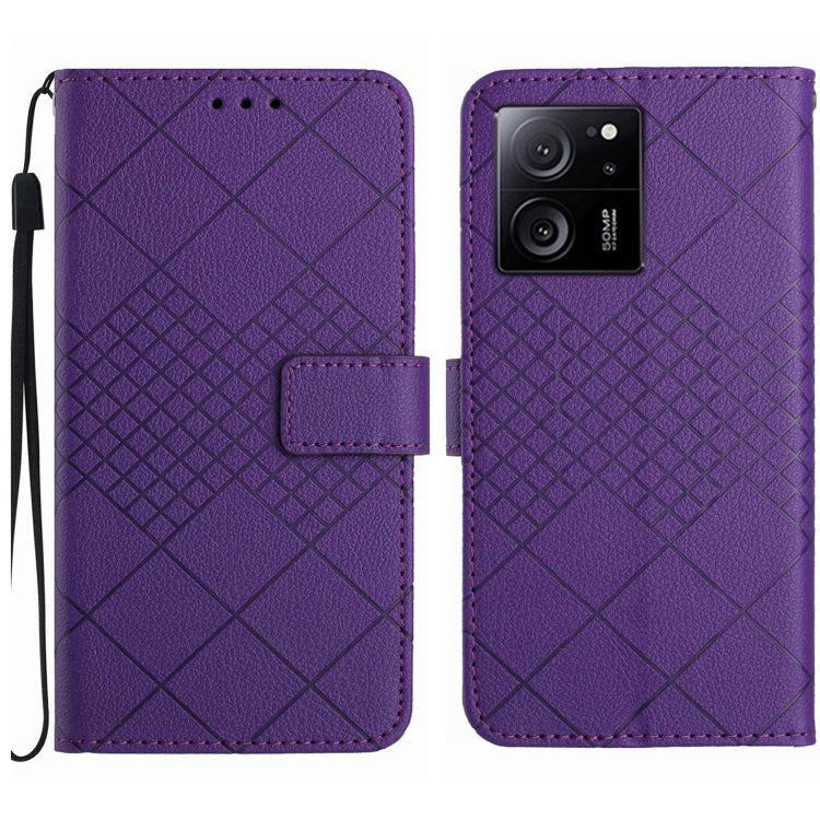 Rhombic Grid Texture Leather Phone Case, For Xiaomi Redmi 12 4G / 5G / Poco M6 Pro 5G, For Xiaomi 13T, For Xiaomi Poco F5, For Xiaomi Poco F5 Pro, For Xiaomi Redmi Note 11 Global / 11S / 12S, For Xiaomi Redmi A1+/ A2+/Poco C50 4G                       ...