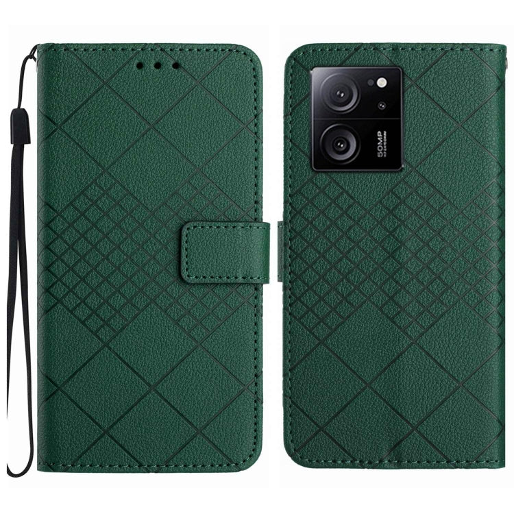 Rhombic Grid Texture Leather Phone Case, For Xiaomi Redmi 12 4G / 5G / Poco M6 Pro 5G, For Xiaomi 13T, For Xiaomi Poco F5, For Xiaomi Poco F5 Pro, For Xiaomi Redmi Note 11 Global / 11S / 12S, For Xiaomi Redmi A1+/ A2+/Poco C50 4G                       ...