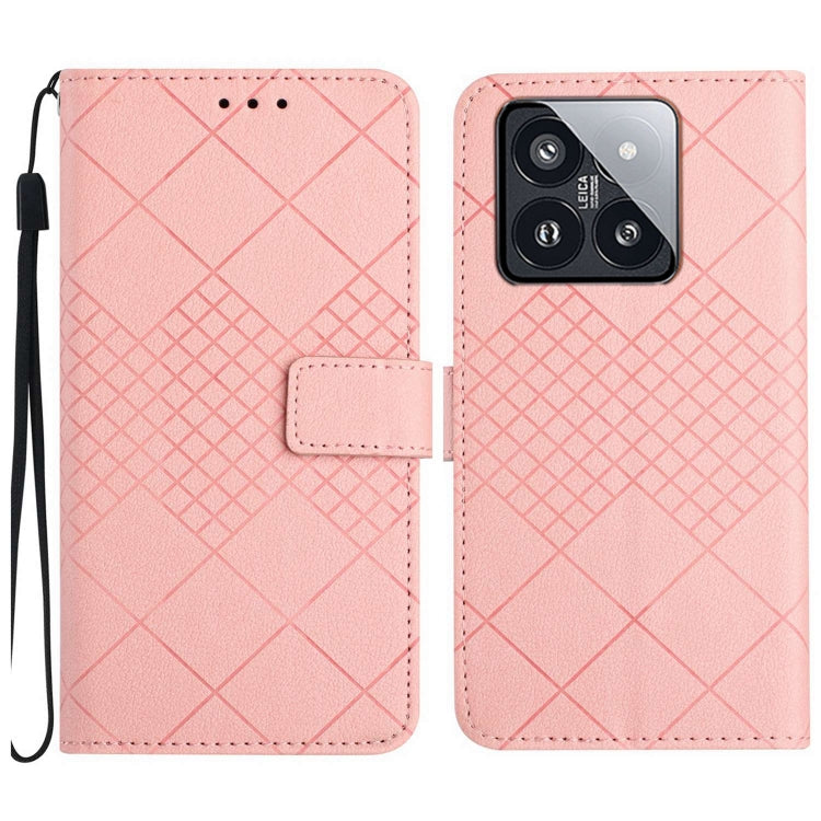 Rhombic Grid Texture Leather Phone Case, For Xiaomi Redmi 13 4G Global / 5G Global, For Xiaomi Redmi A3, For Xiaomi Redmi Note 13 4G Global, For Xiaomi Redmi 13C 5G, For Xiaomi 14 Ultra, For Xiaomi 14 Pro, For Xiaomi 14, For Xiaomi Redmi 13C 4G