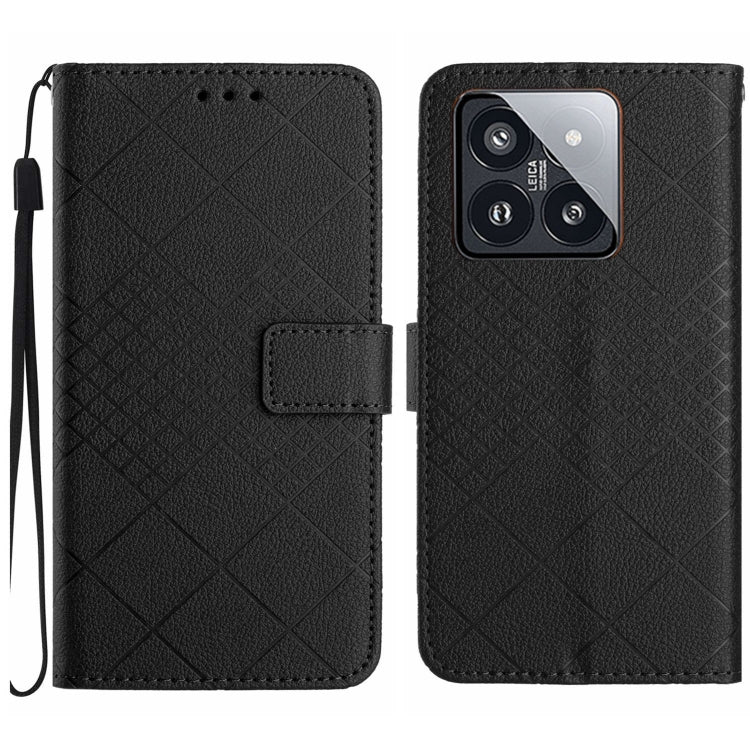 Rhombic Grid Texture Leather Phone Case, For Xiaomi Redmi 13 4G Global / 5G Global, For Xiaomi Redmi A3, For Xiaomi Redmi Note 13 4G Global, For Xiaomi Redmi 13C 5G, For Xiaomi 14 Ultra, For Xiaomi 14 Pro, For Xiaomi 14, For Xiaomi Redmi 13C 4G