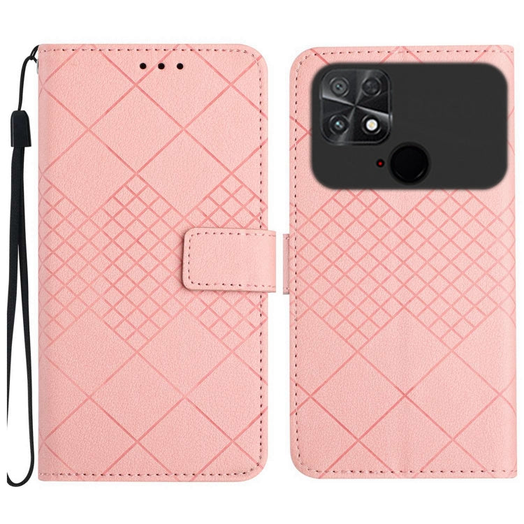 Rhombic Grid Texture Leather Phone Case, For Xiaomi 13, For Xiaomi 12T / 12T Pro, For Xiaomi Poco M5 / M4 5G, For Xiaomi Redmi Note 10 4G / Note 10S, For Xiaomi 12S Ultra, For Xiaomi Poco X4 GT, For Xiaomi 12 Lite, For Xiaomi Poco C40