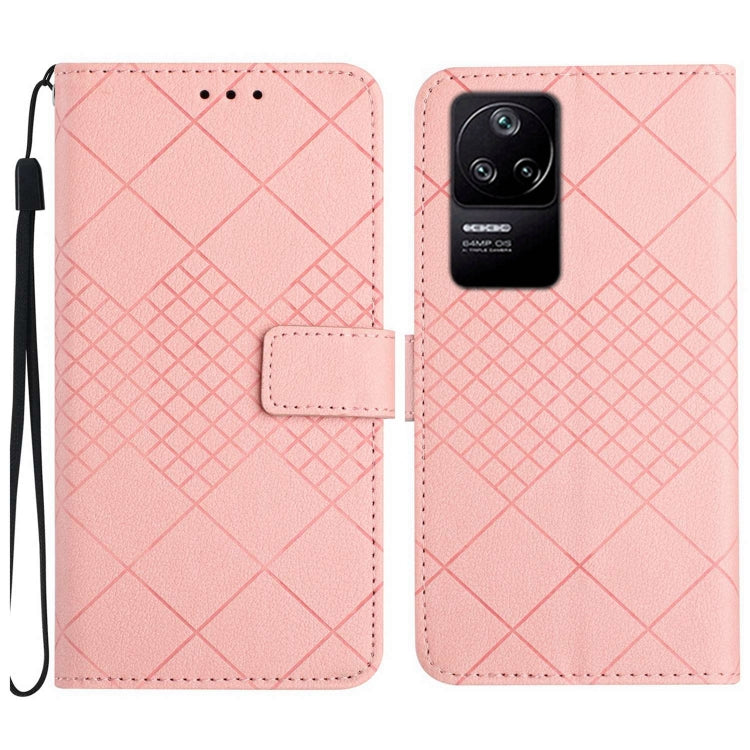 Rhombic Grid Texture Leather Phone Case, For Xiaomi Poco F4 5G, For Xiaomi Redmi 10A / 9C, For Xiaomi 12 Pro, For Xiaomi 12