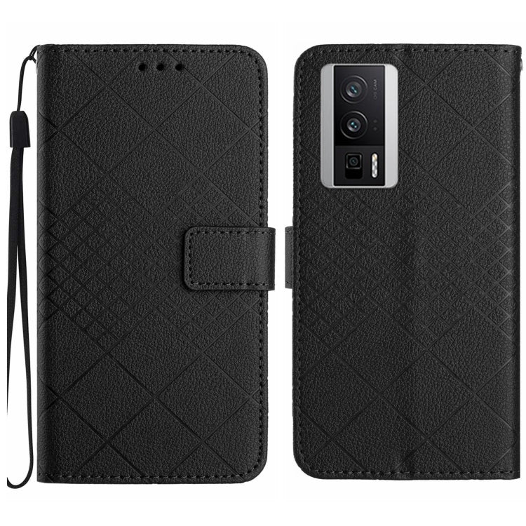 Rhombic Grid Texture Leather Phone Case, For Xiaomi Redmi 12 4G / 5G / Poco M6 Pro 5G, For Xiaomi 13T, For Xiaomi Poco F5, For Xiaomi Poco F5 Pro, For Xiaomi Redmi Note 11 Global / 11S / 12S, For Xiaomi Redmi A1+/ A2+/Poco C50 4G                       ...