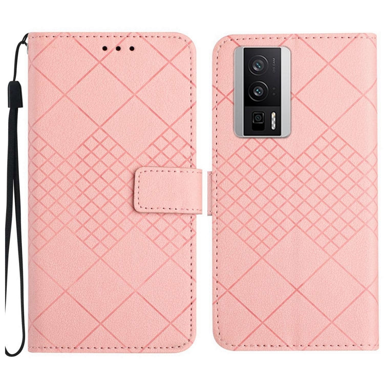 Rhombic Grid Texture Leather Phone Case, For Xiaomi Redmi 12 4G / 5G / Poco M6 Pro 5G, For Xiaomi 13T, For Xiaomi Poco F5, For Xiaomi Poco F5 Pro, For Xiaomi Redmi Note 11 Global / 11S / 12S, For Xiaomi Redmi A1+/ A2+/Poco C50 4G                       ...