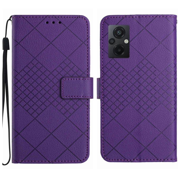 Rhombic Grid Texture Leather Phone Case, For Xiaomi 13, For Xiaomi 12T / 12T Pro, For Xiaomi Poco M5 / M4 5G, For Xiaomi Redmi Note 10 4G / Note 10S, For Xiaomi 12S Ultra, For Xiaomi Poco X4 GT, For Xiaomi 12 Lite, For Xiaomi Poco C40