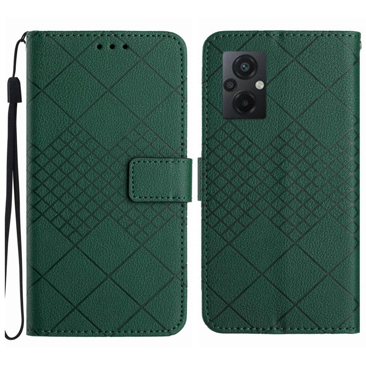 Rhombic Grid Texture Leather Phone Case, For Xiaomi 13, For Xiaomi 12T / 12T Pro, For Xiaomi Poco M5 / M4 5G, For Xiaomi Redmi Note 10 4G / Note 10S, For Xiaomi 12S Ultra, For Xiaomi Poco X4 GT, For Xiaomi 12 Lite, For Xiaomi Poco C40