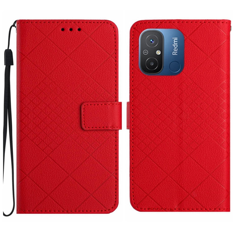 Rhombic Grid Texture Leather Phone Case, For Xiaomi Redmi Note 12 4G Global, For Xiaomi Redmi A1 / A2, For Xiaomi Redmi 11A / Poco C55, For Xiaomi Redmi Note 12 Pro+ India, For Xiaomi Redmi Note 12 Pro India, For Xiaomi Redmi Note 12 India / Poco X5 5G...