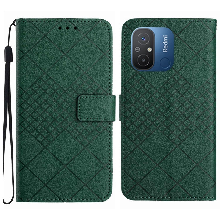Rhombic Grid Texture Leather Phone Case, For Xiaomi Redmi Note 12 4G Global, For Xiaomi Redmi A1 / A2, For Xiaomi Redmi 11A / Poco C55, For Xiaomi Redmi Note 12 Pro+ India, For Xiaomi Redmi Note 12 Pro India, For Xiaomi Redmi Note 12 India / Poco X5 5G...