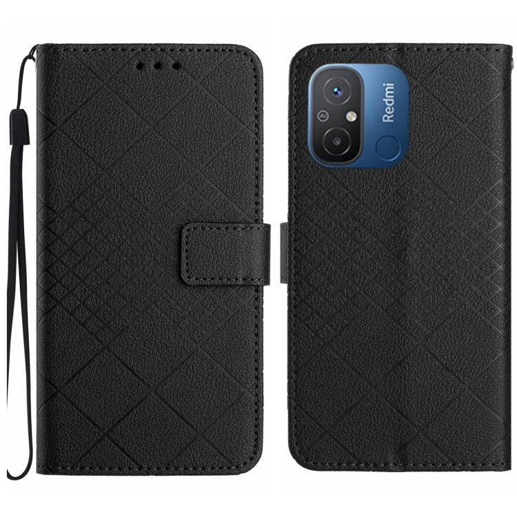 Rhombic Grid Texture Leather Phone Case, For Xiaomi Redmi Note 12 4G Global, For Xiaomi Redmi A1 / A2, For Xiaomi Redmi 11A / Poco C55, For Xiaomi Redmi Note 12 Pro+ India, For Xiaomi Redmi Note 12 Pro India, For Xiaomi Redmi Note 12 India / Poco X5 5G...