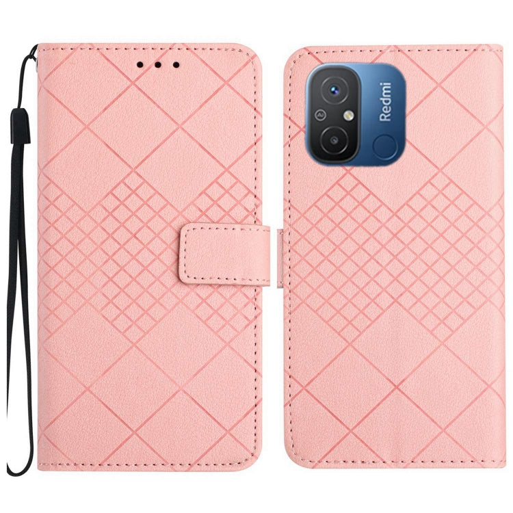 Rhombic Grid Texture Leather Phone Case, For Xiaomi Redmi Note 12 4G Global, For Xiaomi Redmi A1 / A2, For Xiaomi Redmi 11A / Poco C55, For Xiaomi Redmi Note 12 Pro+ India, For Xiaomi Redmi Note 12 Pro India, For Xiaomi Redmi Note 12 India / Poco X5 5G...