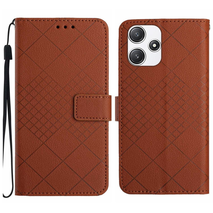 Rhombic Grid Texture Leather Phone Case, For Xiaomi Redmi 12 4G / 5G / Poco M6 Pro 5G, For Xiaomi 13T, For Xiaomi Poco F5, For Xiaomi Poco F5 Pro, For Xiaomi Redmi Note 11 Global / 11S / 12S, For Xiaomi Redmi A1+/ A2+/Poco C50 4G                       ...