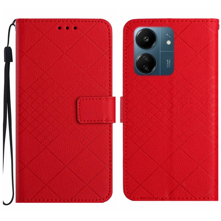 Rhombic Grid Texture Leather Phone Case, For Xiaomi Redmi 13 4G Global / 5G Global, For Xiaomi Redmi A3, For Xiaomi Redmi Note 13 4G Global, For Xiaomi Redmi 13C 5G, For Xiaomi 14 Ultra, For Xiaomi 14 Pro, For Xiaomi 14, For Xiaomi Redmi 13C 4G
