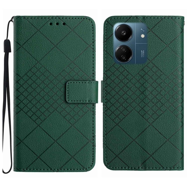Rhombic Grid Texture Leather Phone Case, For Xiaomi Redmi 13 4G Global / 5G Global, For Xiaomi Redmi A3, For Xiaomi Redmi Note 13 4G Global, For Xiaomi Redmi 13C 5G, For Xiaomi 14 Ultra, For Xiaomi 14 Pro, For Xiaomi 14, For Xiaomi Redmi 13C 4G