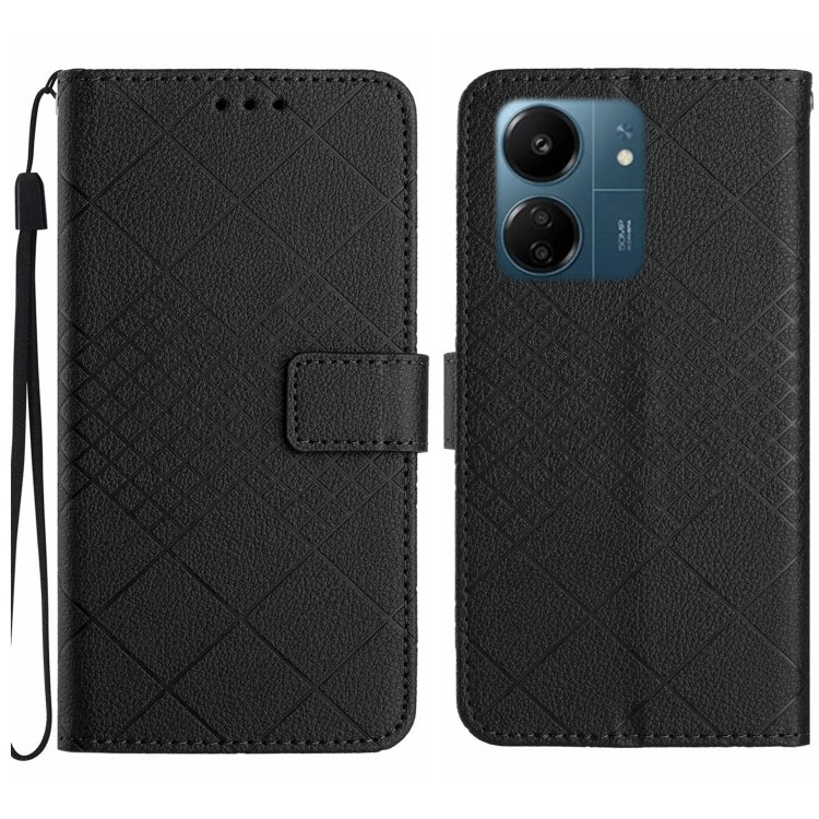 Rhombic Grid Texture Leather Phone Case, For Xiaomi Redmi 13 4G Global / 5G Global, For Xiaomi Redmi A3, For Xiaomi Redmi Note 13 4G Global, For Xiaomi Redmi 13C 5G, For Xiaomi 14 Ultra, For Xiaomi 14 Pro, For Xiaomi 14, For Xiaomi Redmi 13C 4G