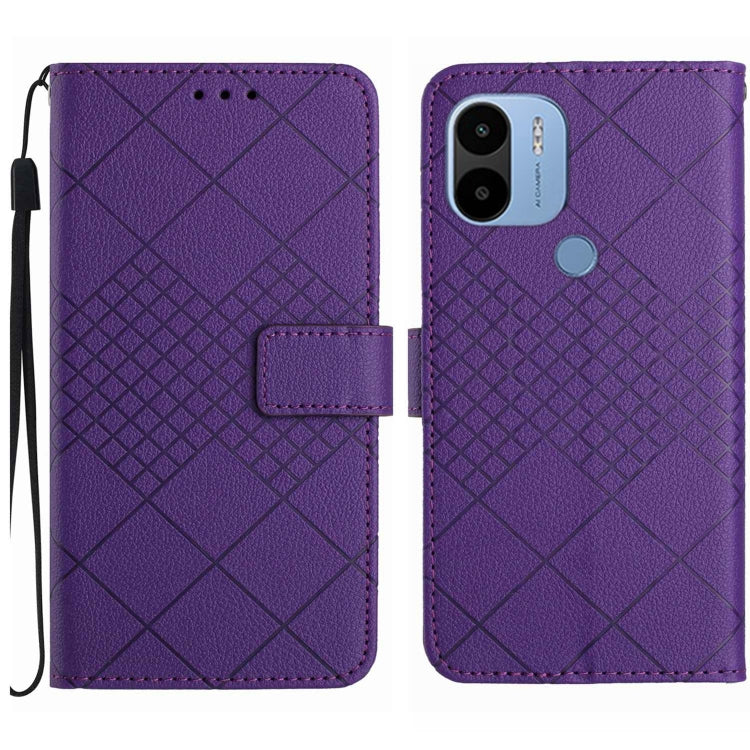 Rhombic Grid Texture Leather Phone Case, For Xiaomi Redmi 12 4G / 5G / Poco M6 Pro 5G, For Xiaomi 13T, For Xiaomi Poco F5, For Xiaomi Poco F5 Pro, For Xiaomi Redmi Note 11 Global / 11S / 12S, For Xiaomi Redmi A1+/ A2+/Poco C50 4G                       ...