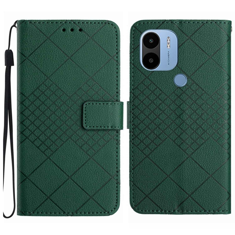 Rhombic Grid Texture Leather Phone Case, For Xiaomi Redmi 12 4G / 5G / Poco M6 Pro 5G, For Xiaomi 13T, For Xiaomi Poco F5, For Xiaomi Poco F5 Pro, For Xiaomi Redmi Note 11 Global / 11S / 12S, For Xiaomi Redmi A1+/ A2+/Poco C50 4G                       ...