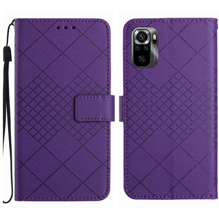 Rhombic Grid Texture Leather Phone Case, For Xiaomi 13, For Xiaomi 12T / 12T Pro, For Xiaomi Poco M5 / M4 5G, For Xiaomi Redmi Note 10 4G / Note 10S, For Xiaomi 12S Ultra, For Xiaomi Poco X4 GT, For Xiaomi 12 Lite, For Xiaomi Poco C40