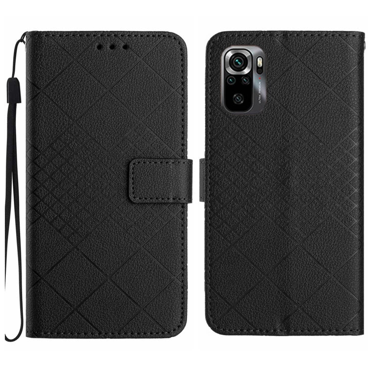 Rhombic Grid Texture Leather Phone Case, For Xiaomi 13, For Xiaomi 12T / 12T Pro, For Xiaomi Poco M5 / M4 5G, For Xiaomi Redmi Note 10 4G / Note 10S, For Xiaomi 12S Ultra, For Xiaomi Poco X4 GT, For Xiaomi 12 Lite, For Xiaomi Poco C40