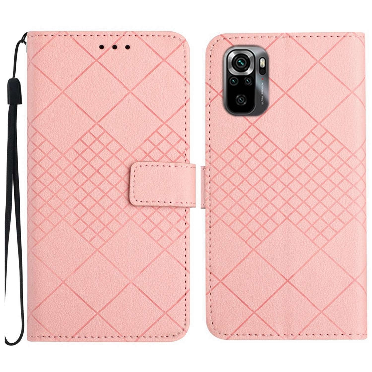 Rhombic Grid Texture Leather Phone Case, For Xiaomi 13, For Xiaomi 12T / 12T Pro, For Xiaomi Poco M5 / M4 5G, For Xiaomi Redmi Note 10 4G / Note 10S, For Xiaomi 12S Ultra, For Xiaomi Poco X4 GT, For Xiaomi 12 Lite, For Xiaomi Poco C40