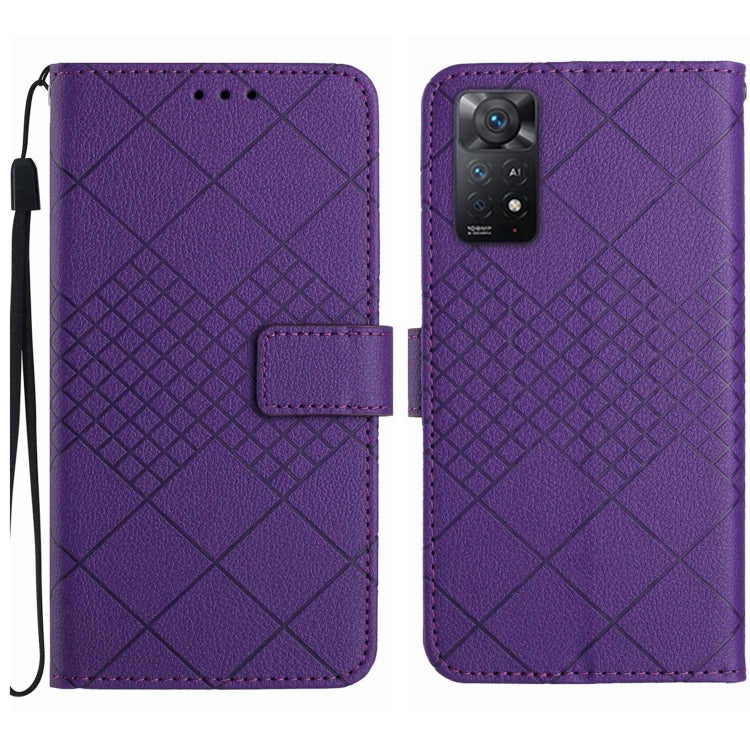 Rhombic Grid Texture Leather Phone Case, For Xiaomi Redmi 12 4G / 5G / Poco M6 Pro 5G, For Xiaomi 13T, For Xiaomi Poco F5, For Xiaomi Poco F5 Pro, For Xiaomi Redmi Note 11 Global / 11S / 12S, For Xiaomi Redmi A1+/ A2+/Poco C50 4G                       ...